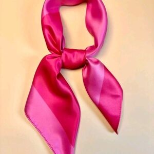 Vibrant Fuchsia Silk Scarf